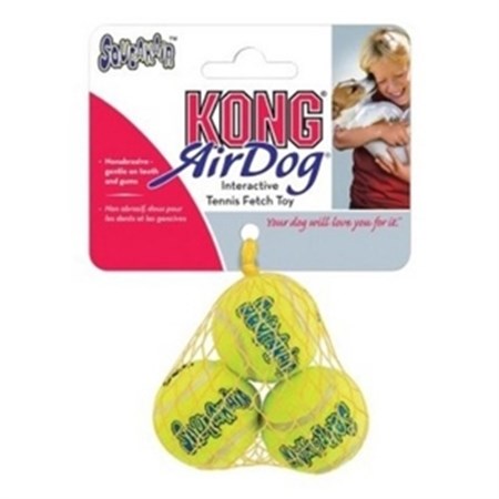 KONG Palline Kong SqueakAir 3 pz TAGLIA XS in Cani
