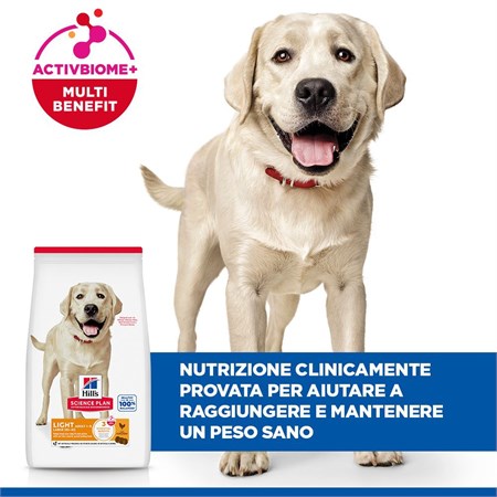 Hill's Science Plan Cane Adult Large Breed Light Pollo 14 kg in Cani