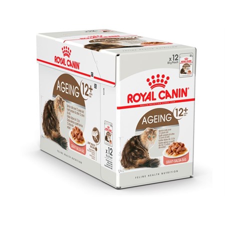 Royal Canin Ageing + 12 Gravy 85 gr In Salsa Per Gatti in Gatti
