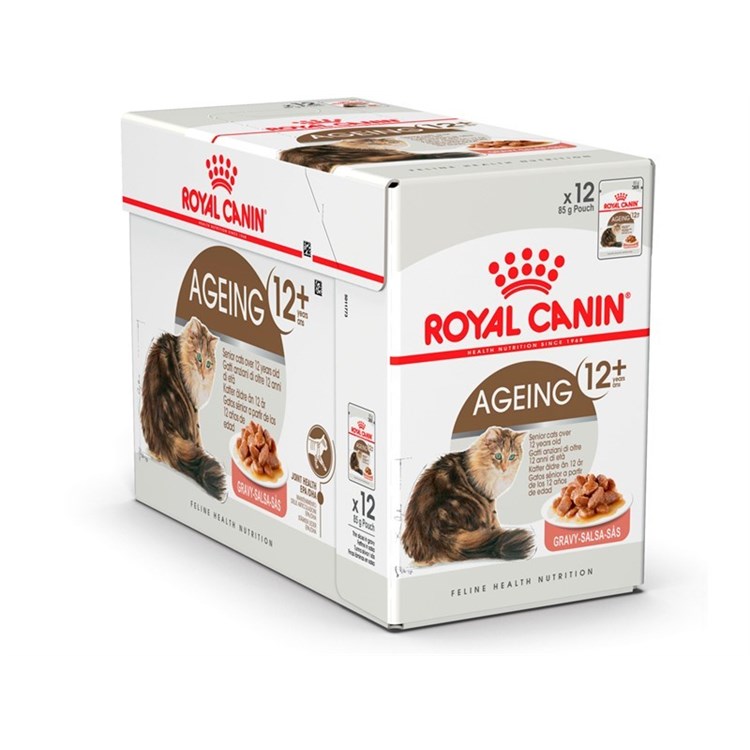 Royal Canin Ageing + 12 Gravy 85 gr In Salsa Per Gatti