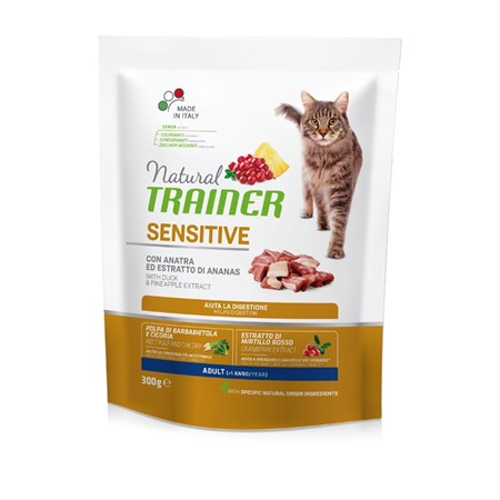 Trainer Sensitive Solution Monoproteico Anatra 1,5 kg Per Gatti in Gatti