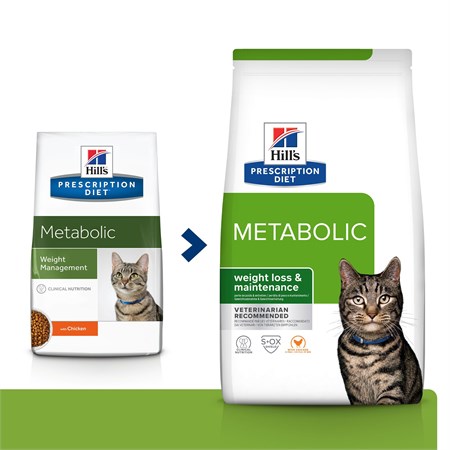 Hill's Prescription Diet Metabolic Pollo 3 kg per Gatto in Gatti