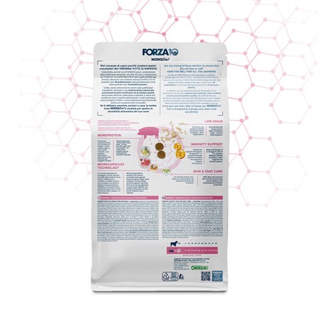 Forza 10 Medium Adult Diet Hypoallergenic Al Maiale 12 kg Per Can in Cani