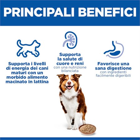 Hill's Science Plan Cane Umido Mature 7+ 370 gr Per Cani Anziani in Cani