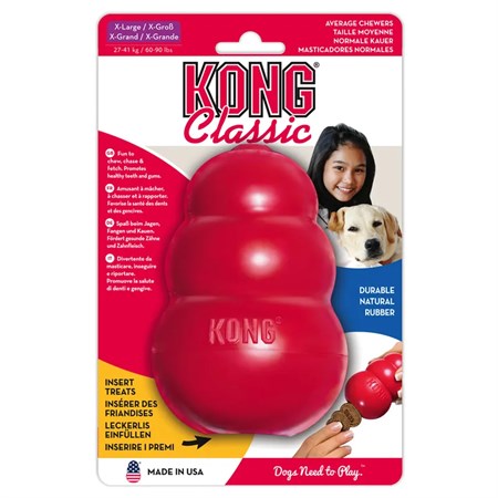 Kong Classic Extra Large 13 cm Per Cani da 25 a 40 kg in Cani