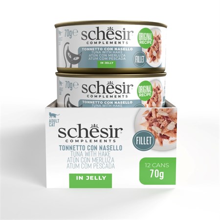Schesir in Gelatina Tonnetto Con Nasello 85 gr Per Gatti in Gatti