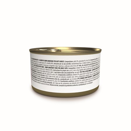 Schesir Complements Filetto Di Pollo Con Prosciutto in Jelly 70g Scatoletta Per Gatti in Gatti