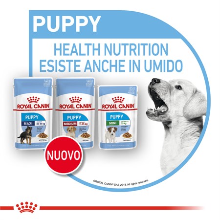 Royal Canin Medium Puppy 140 Gr Busta In Salsa Umido Per Cane in Cani