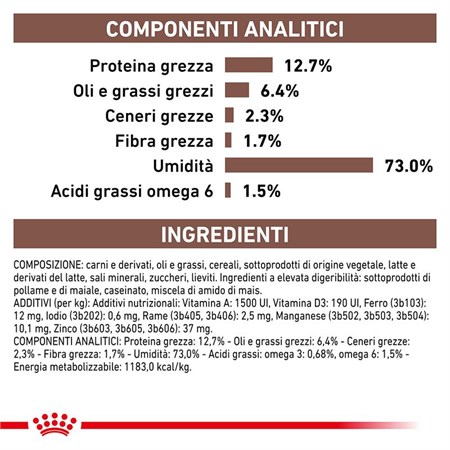 Royal Canin Recovery Veterinary Diet 195 gr Cane e Gatto in Cani