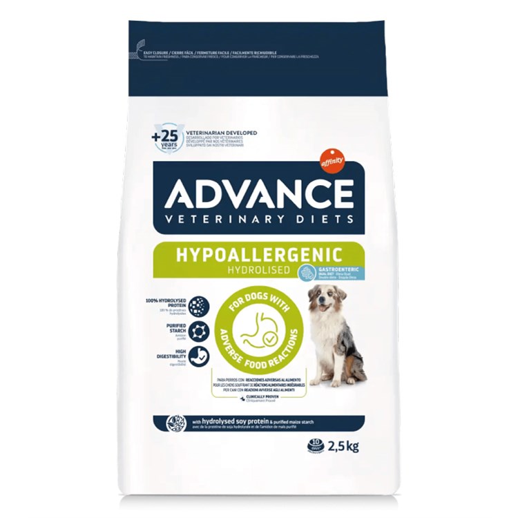 Advance Veterinary Diets Hypoallergenic Medium Maxi 2,5 Kg Cane
