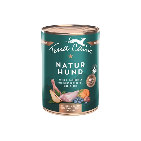 Terra Canis Naturhund Pollo e Coniglio 400 gr in Cani