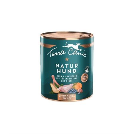 Terra Canis Naturhund Pollo e Coniglio 800 gr in Cani
