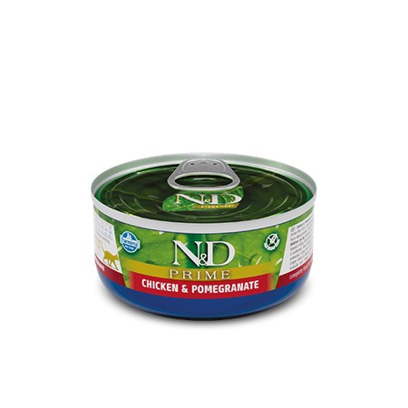 Farmina N&D Prime 80 gr Kitten Pollo e Melograno Umido Gatto in Gatti