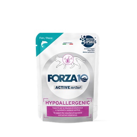 Forza 10 Active Vet Diet Hypoallergenic Pesce 80 Gr Busta Umido Gatto in Gatti