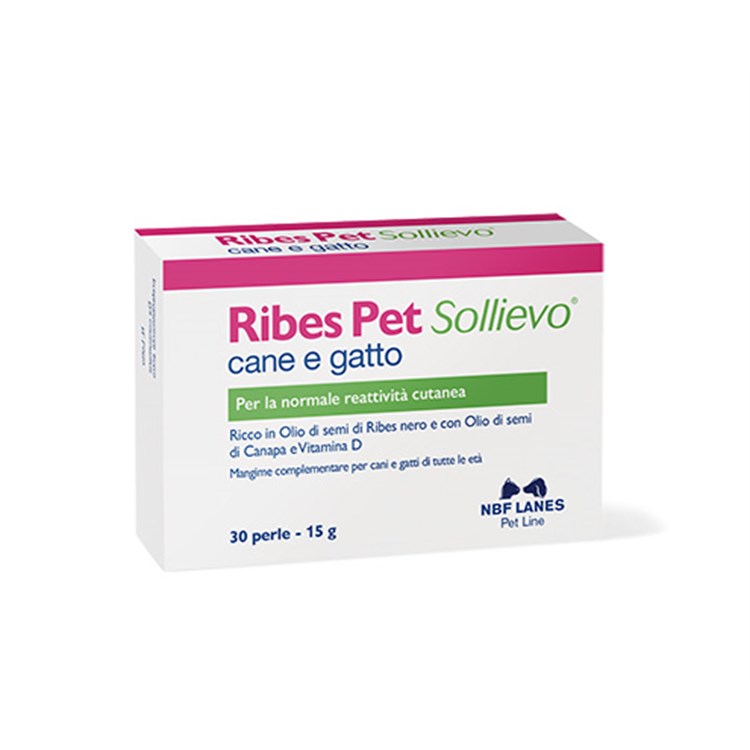 NBF Lanes Ribes Pet Sollievo 30 Perle Per Cani e Gatti