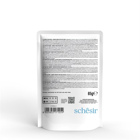 Schesir Complete Tonno e Spigola 85 gr Jelly Bustina Umido Per Gatti in Gatti