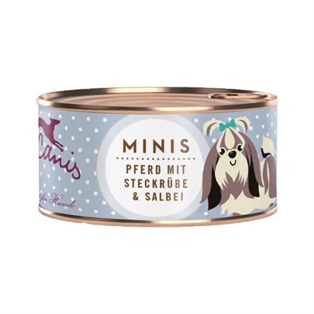 Minis Cavallo con Rutabaga Finocchio e Salvia in Cani