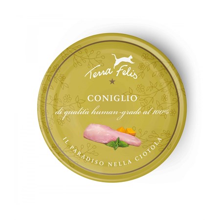 TERRA FELIS CONIGLIO 80G in Gatti