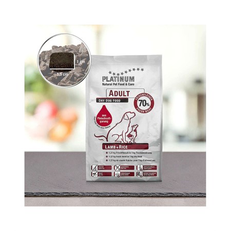 Platinum cane adult agnello e riso 1,5 kg in Cani