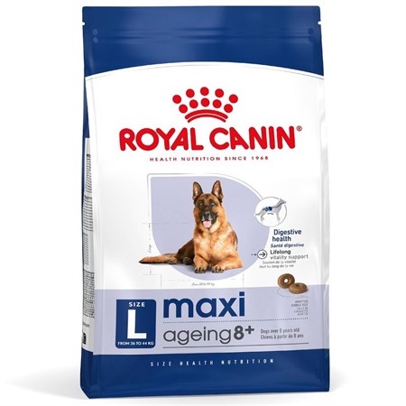 Royal Canin Maxi Ageing 8 + Kg 3 Secco Cane in Cani