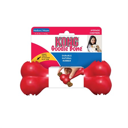 Kong Gioco Goodie Bone Medium Osso Resistente 18 cm in Cani