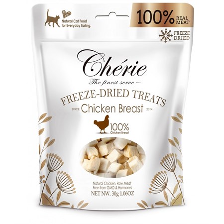 Chérie freeze dried petto di pollo 30 gr in Gatti