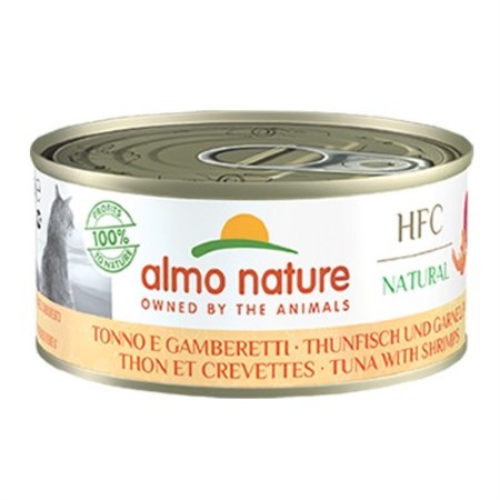 Almo Nature Hfc 150 gr Tonno e Gamberetti Umido Per Gatti in Gatti