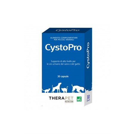 Therapet Cystobiotic 30 Capsule Apribili ex CystoPro in Cani