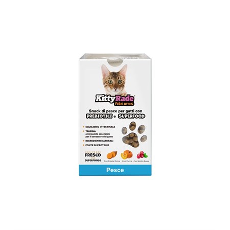 Kittyrade meat bites pesce 100 gr in Gatti