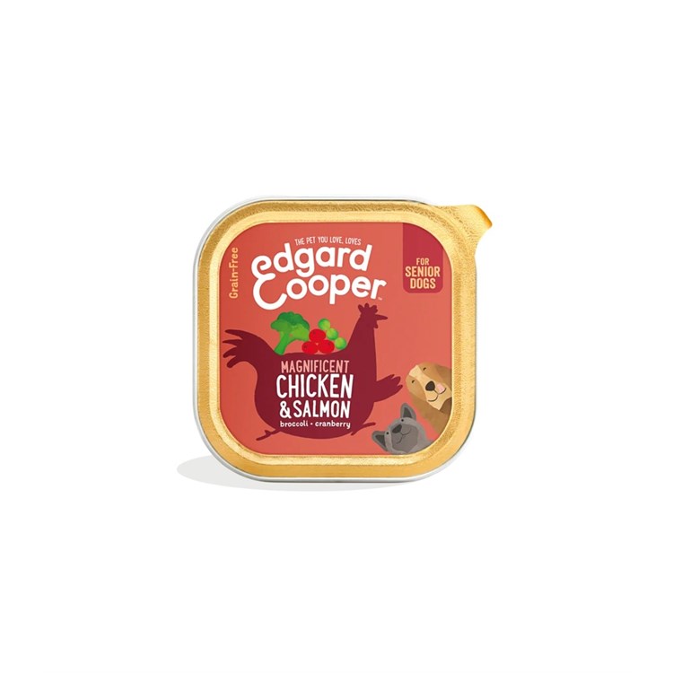 EDGARD C SENIOR POLLO E SALMONE 150 GR