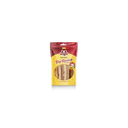 DOG SNACK RAWHIDE POLLO 80G SNUFFLE in Cani