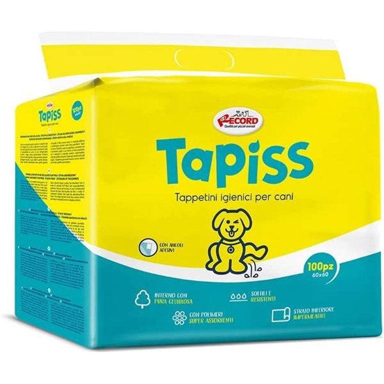 Record Tapiss 600 Tappetini Assorbenti Per Cani 60 x 60