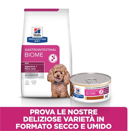 Hill's Prescription Diet GASTRO INTESTINAL Biome MINI 6 kg per Cane in Cani
