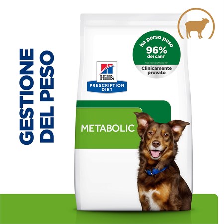 Hill's Prescription Diet Metabolic Agnello 12 kg per Cane in Cani