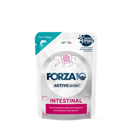 Forza 10 Active Vet Diet Intestinal Pesce 80 Gr Busta Umido Gatto in Gatti