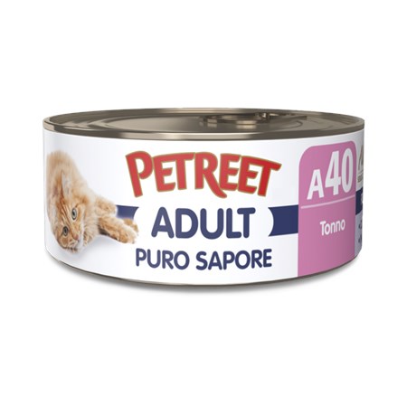 Petreet Puro Sapore Tonno Con Surimi 70 gr A41 Scatoletta Umido Gatto in Gatti