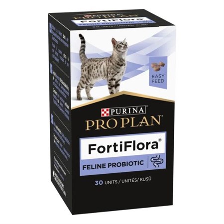 Purina Pro Plan FortiFlora Feline Probiotic 30 Chews Per Gatto in Gatti