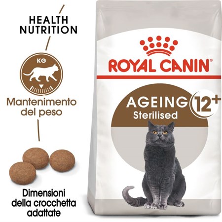Royal Canin Senior Ageing Sterilised 12+ 400 gr Per Gatti in Gatti