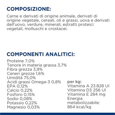 Hill's Metabolic Mobility 370 gr Umido Per Cane in Cani