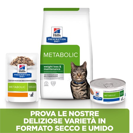 Hill's Prescription Diet Metabolic Tonno 3 kg per Gatto in Gatti