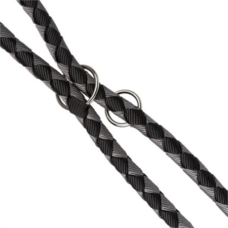 Trixie Guinzaglio Tubolare L XL Grigio Nero Addestramento Regolabile 2 metri Per Cani in Cani