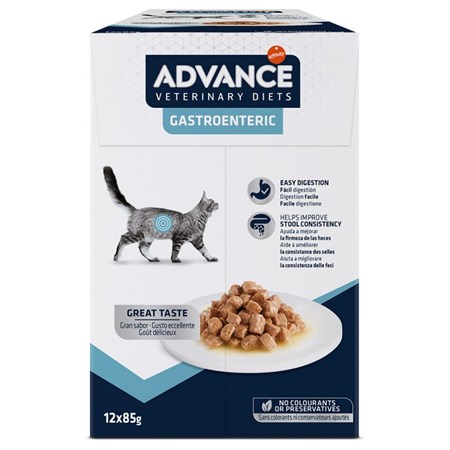 Advance Veterinary Diets Feline Gastroenteric 85 gr Alimento Umido Gatti in Gatti