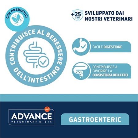 Advance Veterinary Diets Feline Gastroenteric 85 gr Alimento Umido Gatti in Gatti