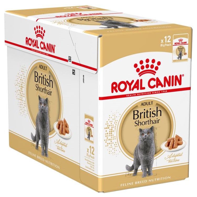 Royal Canin British Shorthair Adult Umido 85 gr Per Gatti