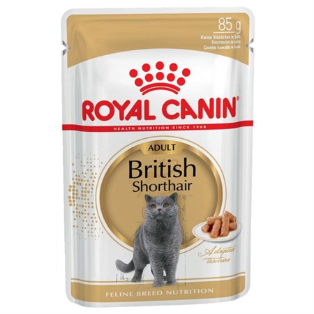 Royal Canin British Shorthair Adult Umido 85 gr Per Gatti in Gatti