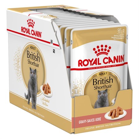 Royal Canin British Shorthair Adult Umido 85 gr Per Gatti in Gatti