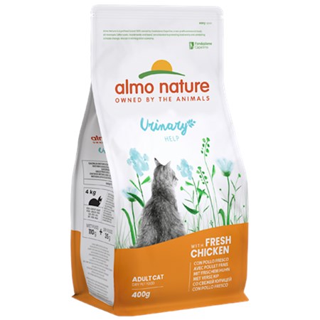 Almo Nature Urinary Help Pollo 400 gr Crocchette Per Gatto in Gatti