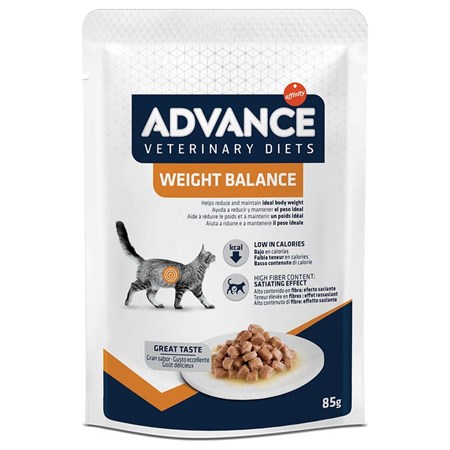 Advance Veterinary Diets Feline Weight Balance 85 gr Alimento Umido Gatti in Gatti