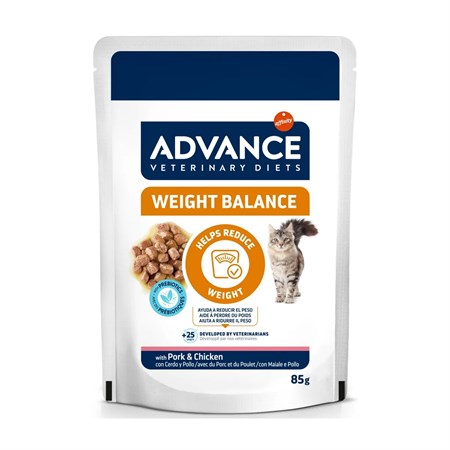 Advance Veterinary Diets Feline Weight Balance 85 gr Alimento Umido Gatti in Gatti
