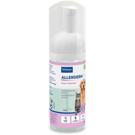 Virbac Allerderm Foam Cleanser 100 ml Per Cani e Gatti in Gatti